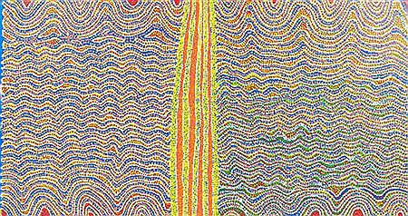 Sample artwork by Bernard Newberry (Born 1948), known for aboriginal art - View similar artists and auction records