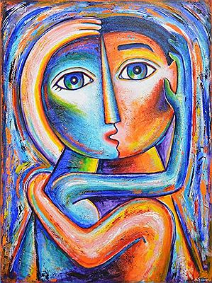 Two Lovers by Nigel Gillings - Auction record, sale price, and art valuation. Compare with similar artists and explore comparable artworks.