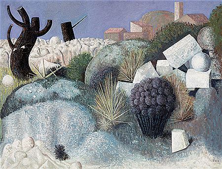 Surrealist landscape