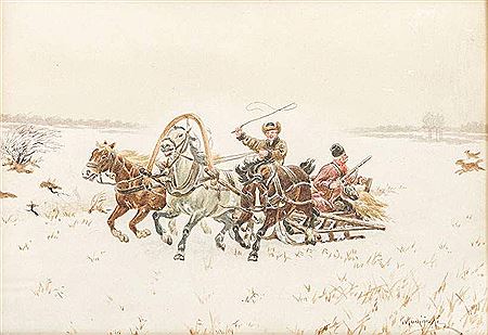 Sample artwork by Kajetan Kosinski (1847 - 1935), known for religious paintings, portraits, landscapes, genre scenes - View similar artists and auction records