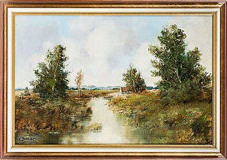 Sample artwork by Ernst Brocker (1893 - 1963), known for landscape and veduta painting - View similar artists and auction records