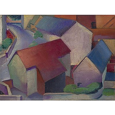 ROOFTOPS by William McCance - Auction record, sale price, and art valuation. Compare with similar artists and explore comparable artworks.