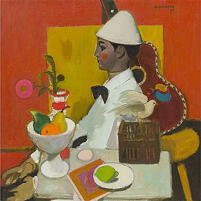 STILL LIFE WITH GUITAR AND LAY FIGURE