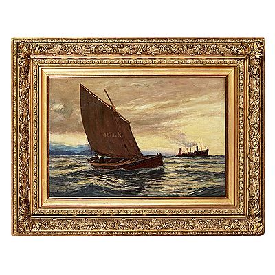 SAILING BY A STEAMER