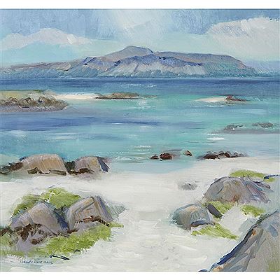 LIGHT COMES TO THE ISLAND OF IONA by Irene Lesley Main - Auction record, sale price, and art valuation. Compare with similar artists and explore comparable artworks.