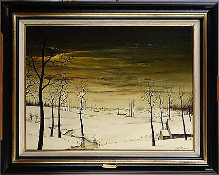 Paysage enneigé