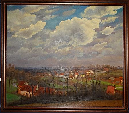 Vue de la Région de Mons by Fernand Gommaerts - Auction record, sale price, and art valuation. Compare with similar artists and explore comparable artworks.