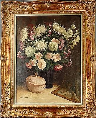 Nature morte au bouquet fleuri