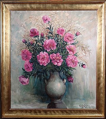 Bouquet fleuri dans un vase