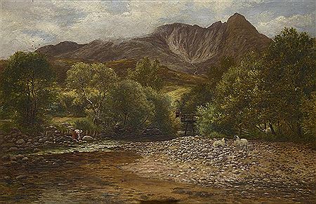VIEW ON SANNOX BURN by Ward Heys - Auction record, sale price, and art valuation. Compare with similar artists and explore comparable artworks.