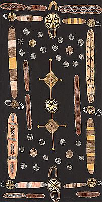 Big Pintupi Ceremonial Occasion (1972)