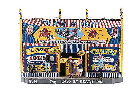 The Saw of Death Tent, 1999 (Diorama) by Glenn William Morgan - Auction record, sale price, and art valuation. Compare with similar artists and explore comparable artworks.