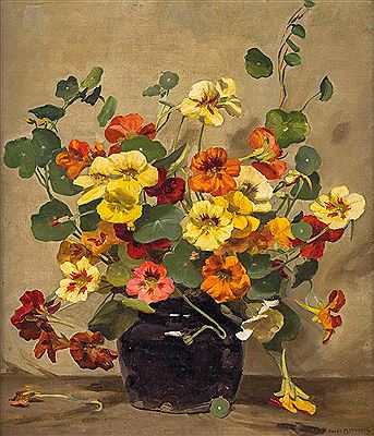 Still Life with Nasturtium in a Vase, 1930