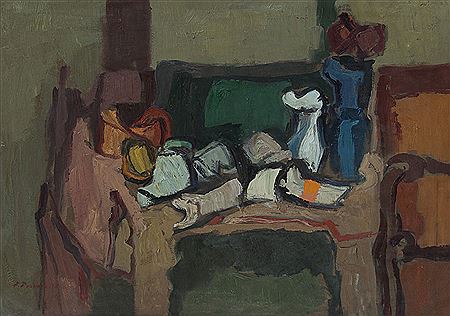 Oggetti sul tavolo, 1973 by Epifanio Pozzato - Auction record, sale price, and art valuation. Compare with similar artists and explore comparable artworks.