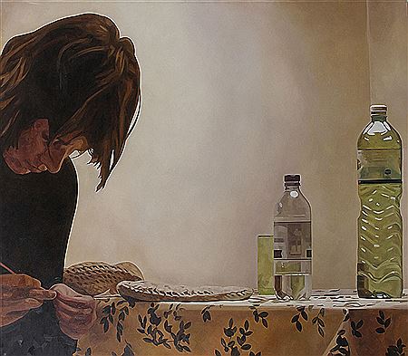 Anna with two bottles, 2005 by Massimiliano Zaffino - Auction record, sale price, and art valuation. Compare with similar artists and explore comparable artworks.