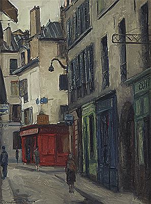 Vieux Paris, Rue Le Bourbon le Chateau by Giuseppe Maria Cattaneo - Auction record, sale price, and art valuation. Compare with similar artists and explore comparable artworks.