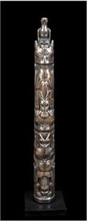 A cast bronze model pole by James Hart - Auction record, sale price, and art valuation. Compare with similar artists and explore comparable artworks.