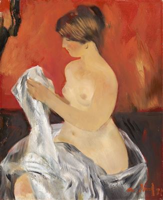 Nude by Andrei Andreevich Milnikov - Auction record, sale price, and art valuation. Compare with similar artists and explore comparable artworks.