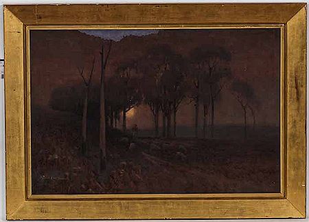 AUSTRALIA SUNSET by Gerald Fitzgerald - Auction record, sale price, and art valuation. Compare with similar artists and explore comparable artworks.