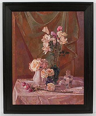 A TABLETOP STILL LIFE by John Carmichael - Auction record, sale price, and art valuation. Compare with similar artists and explore comparable artworks.