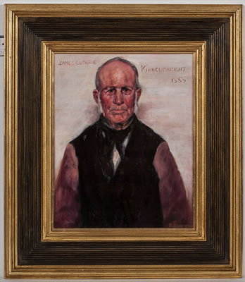 OLD WILLIE THE VILLAGE WORTHY - AFTER SIR JAMES GUTHRIE