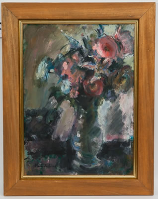 FLOWERS IN A GLASS VASE by Anne H Mackintosh - Auction record, sale price, and art valuation. Compare with similar artists and explore comparable artworks.
