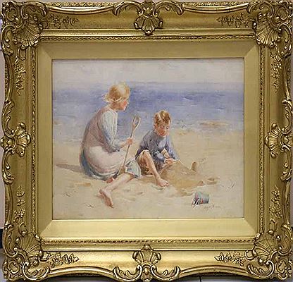 ON HOLIDAYS and BUILDING SANDCASTLES
