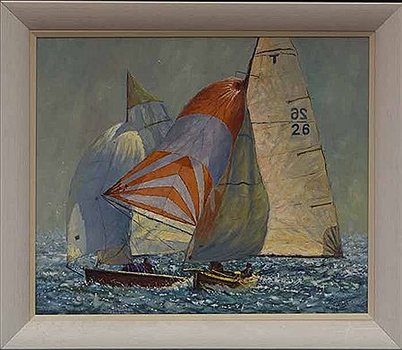 SPINNAKERS by Tony Forrest - Auction record, sale price, and art valuation. Compare with similar artists and explore comparable artworks.
