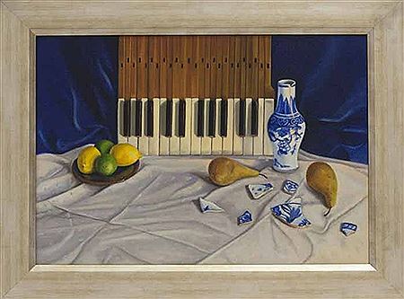 PIANO AND PEARS by Suzanne Kemplay - Auction record, sale price, and art valuation. Compare with similar artists and explore comparable artworks.