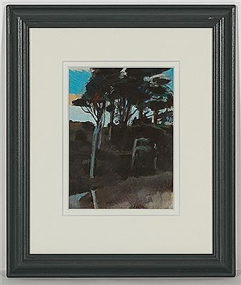 PENMORE FIRS, ISLE OF MULL by Brian McFie - Auction record, sale price, and art valuation. Compare with similar artists and explore comparable artworks.