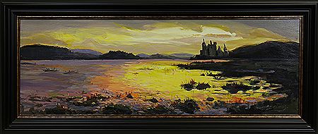 Sunset on the Loch by Shahin Memishi - Auction record, sale price, and art valuation. Compare with similar artists and explore comparable artworks.