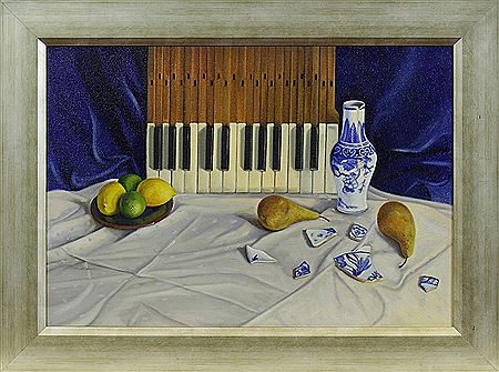 PIANO AND PEARS by Suzanne Kemplay - Auction record, sale price, and art valuation. Compare with similar artists and explore comparable artworks.