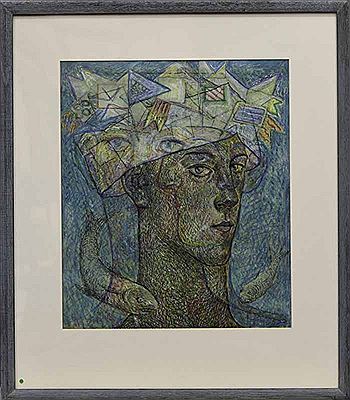 CARRYING A TORCH by June Carey - Auction record, sale price, and art valuation. Compare with similar artists and explore comparable artworks.