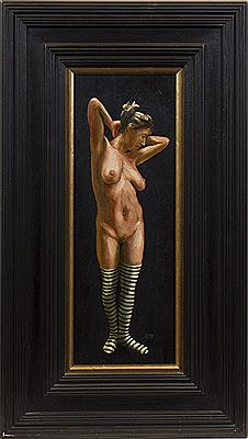 Sample artwork by Jason Pyper Davis (20th Century), known for painting - View similar artists and auction records