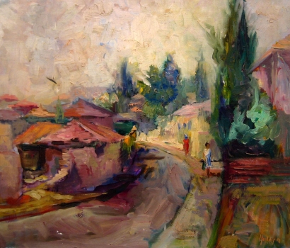 Jerusalem Mea Shaarim, 1967 by Heddy Kun - Auction record, sale price, and art valuation. Compare with similar artists and explore comparable artworks.
