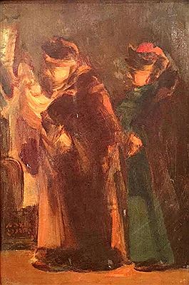 Couple by Abraham Goldberg - Auction record, sale price, and art valuation. Compare with similar artists and explore comparable artworks.