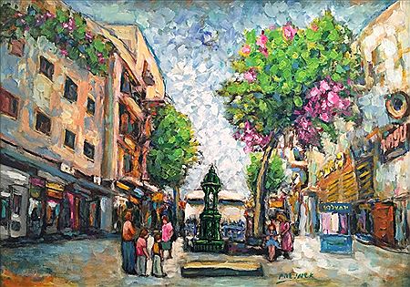 The Pedestrian Street in Jerusalem