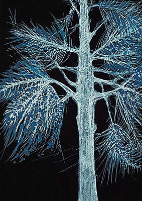 Blue Blossom, Triptych