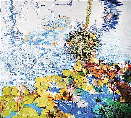 Sample artwork by Nurit Shany (Born 1956), known for landscape painting - View similar artists and auction records