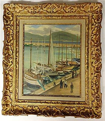 Le port de Saint Tropez by Claude Chereau - Auction record, sale price, and art valuation. Compare with similar artists and explore comparable artworks.