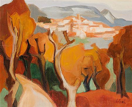 Sample artwork by Lucie Rivel (Born 1910), known for painting - View similar artists and auction records