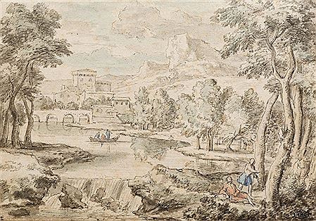 Paire de paysages classiques animés(2)