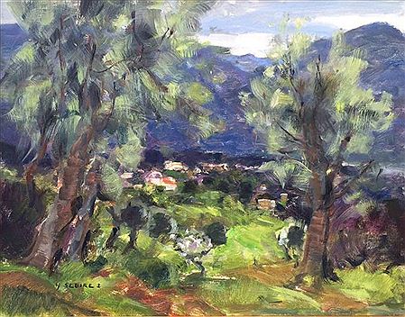Campagne au dessus de Nice