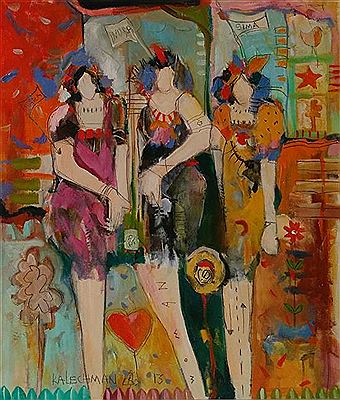 Three women, 2013 by Irit Kalechman - Auction record, sale price, and art valuation. Compare with similar artists and explore comparable artworks.