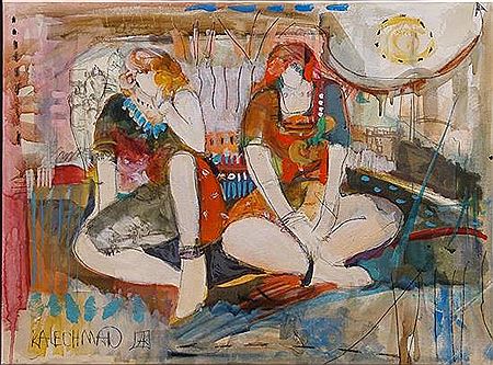 Women by Irit Kalechman - Auction record, sale price, and art valuation. Compare with similar artists and explore comparable artworks.
