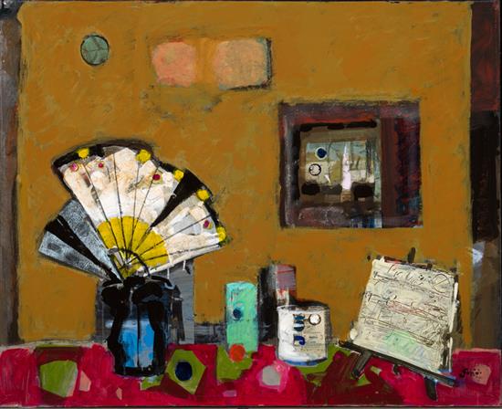 Sample artwork by Gilles Gorriti (1939 - 2019), known for modernist landscape, townscape, marine and stil life painting - View similar artists and auction records