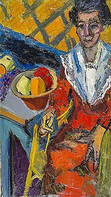 Sample artwork by Pierre Ambrogiani (1907 - 1985), known for expressionist landscape, portrait and still-life painting - View similar artists and auction records