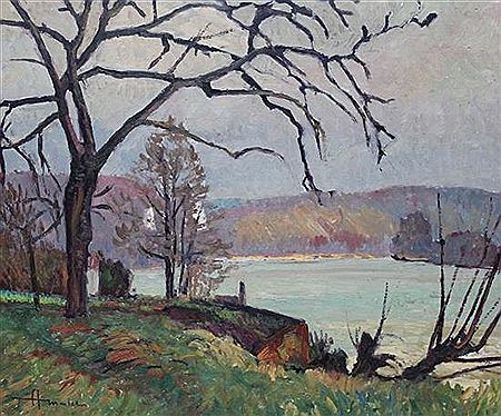 The banks of Seine by Albert Malet - Auction record, sale price, and art valuation. Compare with similar artists and explore comparable artworks.