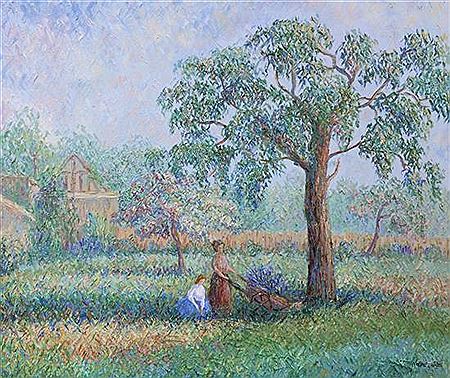 In the garden by Naomi Sasi - Auction record, sale price, and art valuation. Compare with similar artists and explore comparable artworks.