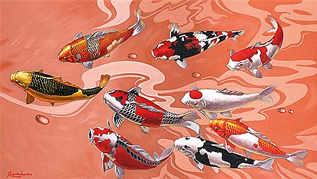 9 Koi Hokki, 2012 by Siunandar Jaya - Auction record, sale price, and art valuation. Compare with similar artists and explore comparable artworks.